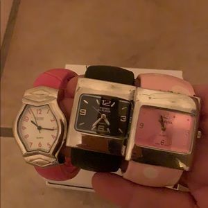3 cuff style watches